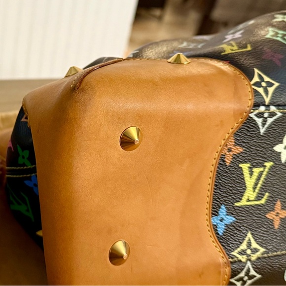 Louis Vuitton LV Black Murakami Judy Multicolored GM Satchel Bag - Picture 8 of 16
